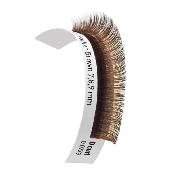 Easy Fanning Lash Feather (Brown) 0.07 - Image 7