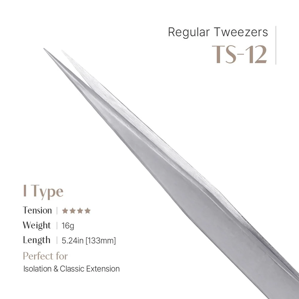Regular Tweezers - TS-12 (I shape) - Image 2